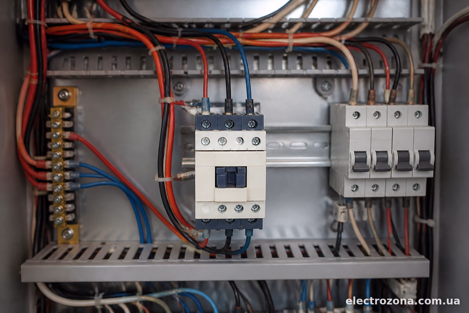 Schneider Electric LC1D09: схема підключення контактора